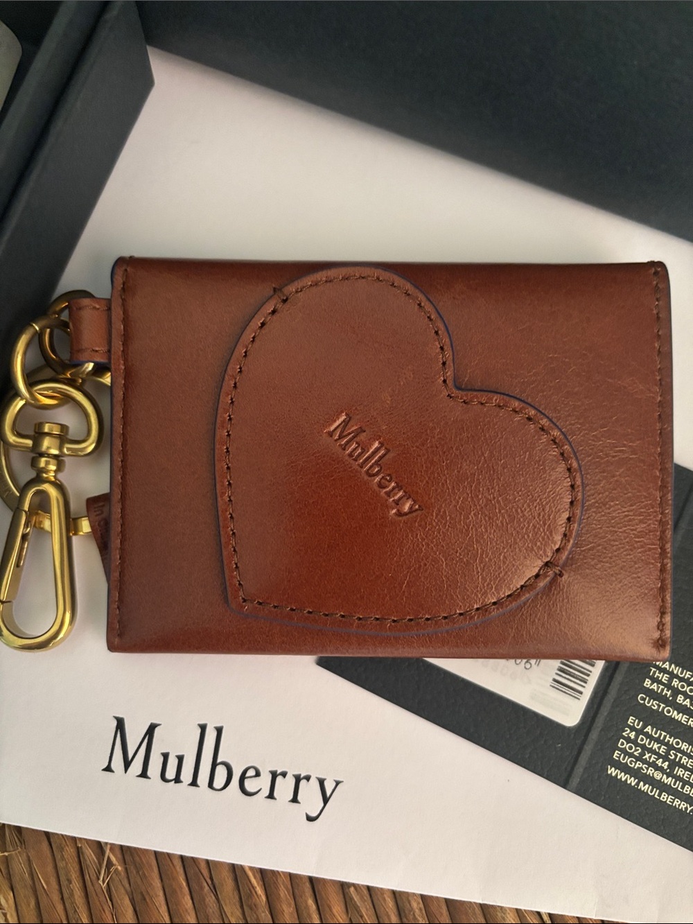 MULBERRY KEY RING LOVE CASE